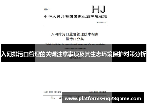 入河排污口管理的关键注意事项及其生态环境保护对策分析
